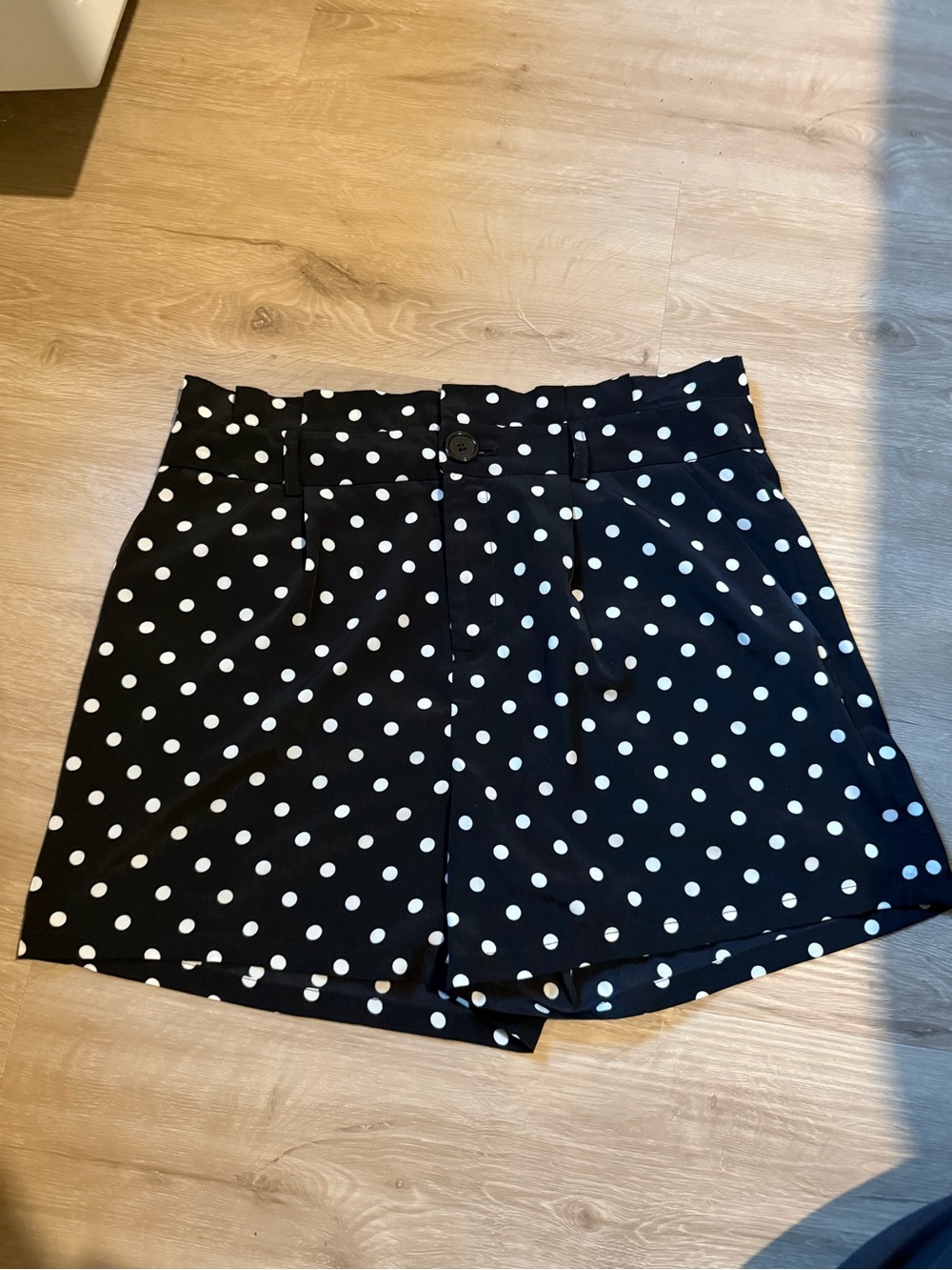 Forever 21 Black and White Polka Dot Shorts